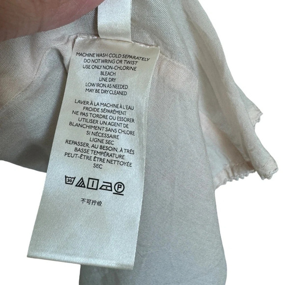 Anthropologie Sky Cressida Balloon Sleeve Midi Dress Tassel Beach Boho Fun Sz XS - Picture 13 of 14